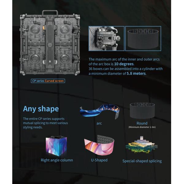 IP65 Outdoor P2.6/P2.9/P3.91 Led Screen For Commercial Display Rental 20 Years China Factory