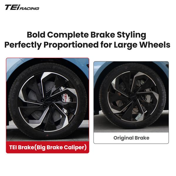 TEI SR8 8 Pot Brake Caliper R20 R21 Carbon Ceramic Brake Kit for bmw X5m E70 F15 G05 X6 G06 X7 G07
