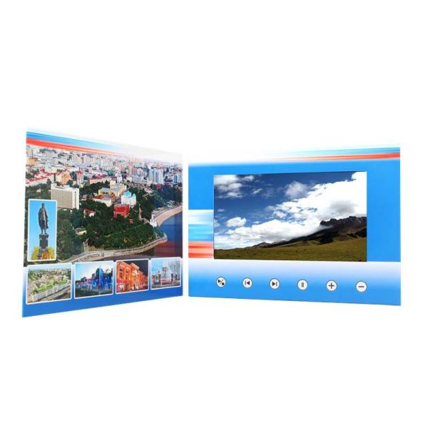 4.3 TFT LCD screen lcd video business cards for fair display , OEM / ODM