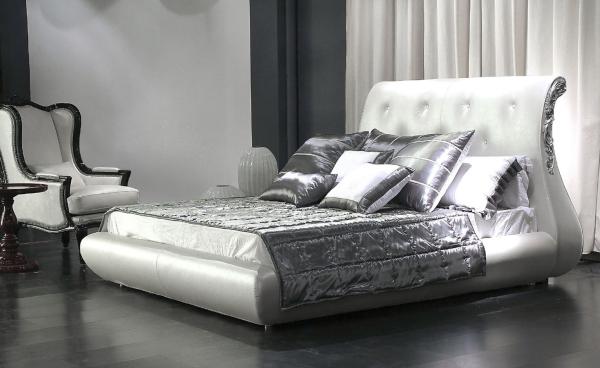 Upholstered Bed, Upholstered Headboard, Luxury Upholstery Hotel Furniture