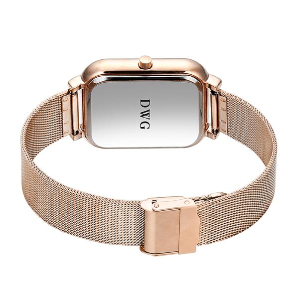 Людей наручных часов логотипа OEM дозор движения кварца роскошных водоустойчивый квадратный