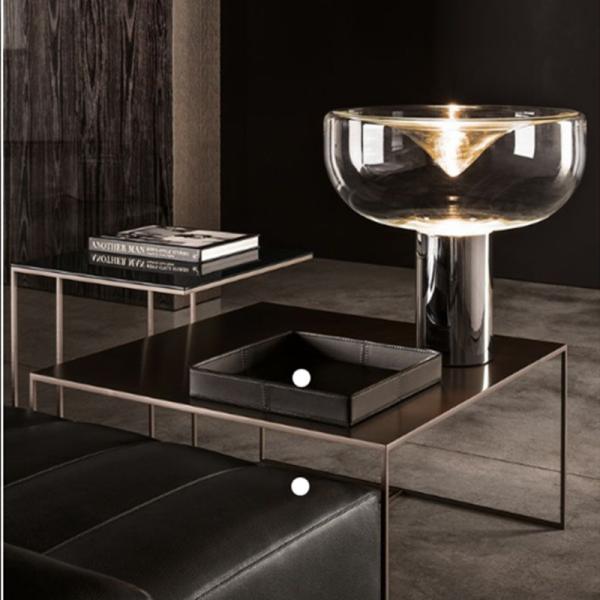 Modern Funnel Table Lamp Iron Glass Table Lamps For Living Room Bedroom Lamp(WH-MTB-18)