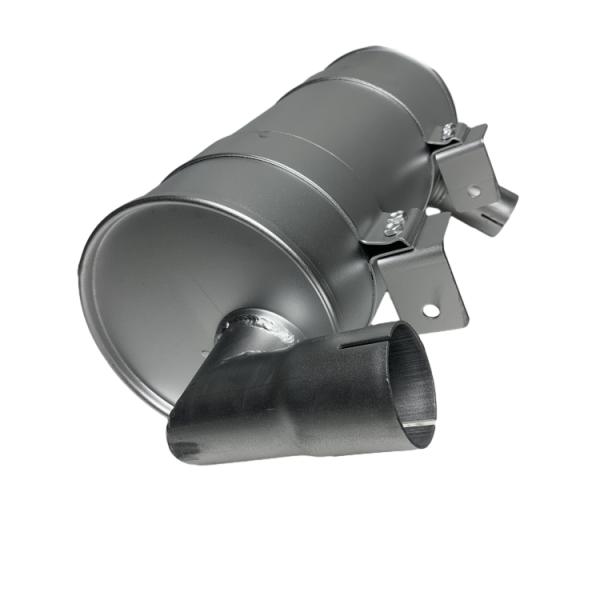 Steel Material Muffler 7.6 KG Weight for CPCD50-100 Forklift Exhaust System Part