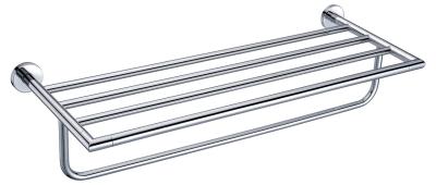 Bith Double Rods Bathroom Hardware Sets , Stainless Steel Bathroom Fittings