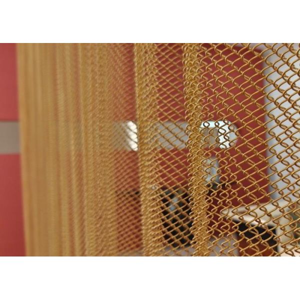 40%-85% Open Area Decorative Wire Mesh with Diamond Width of 5.5-35mm and Diamond Height of 3-20mm