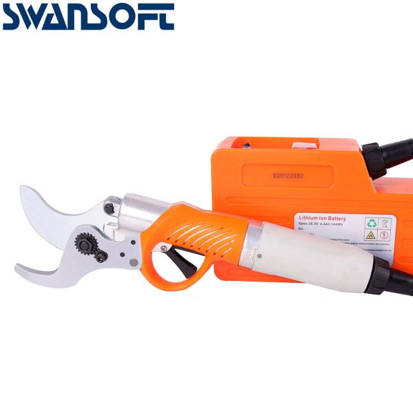 SWANSOFT Portable Electric Scissor Pruning Shear With Scissors Blade Tree Garden Tools