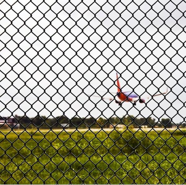 6 Foot Chain Link Mesh Fencing Hot Dip Galvanized 1.8m By 15m Roll