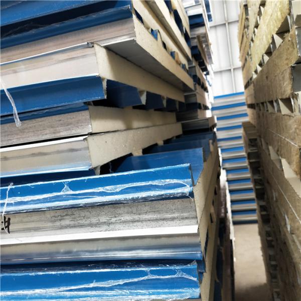 polyurethane foam refrigerated insulated 0.326mm blue corrugated roof panel