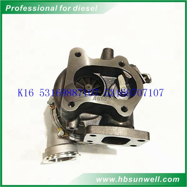 K16 Auto Turbo Charger / Mercedes BENZ ATEGO 917 OM904LA E2 53169707107 Borgwarner Turbos
