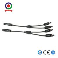 2 a 1 conector solar del enchufe del alambre del cable del adaptador del paralelo de la rama de Y para el panel solar