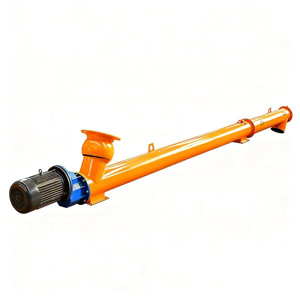Custom Auger Conveyor Systems Cement silo discharge Manufacturer Automatic Cement Powder Inclined Auger Screw Conveyor Feeder