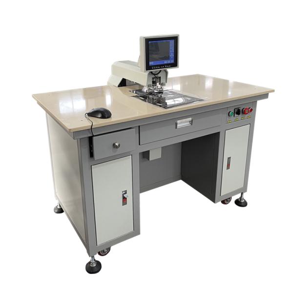 Semi-auto CCD Target Hole Punching Machine PET/PC/PVC/IML/IMD Nameplates