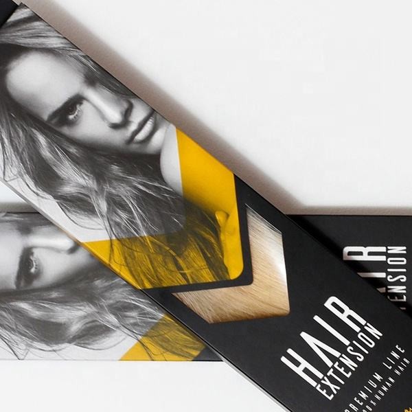 Cardboard Wig Packaging Box Foldable Luxury Custom Logo