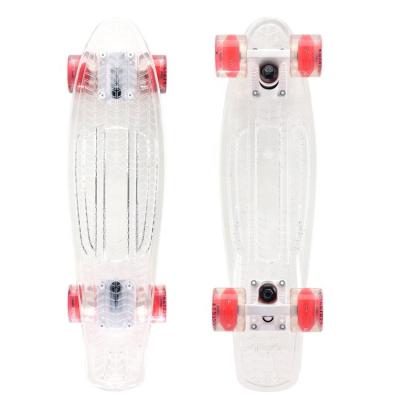 22inch Penny Complete Skateboards With Transparent PC Deck Clear Color Style