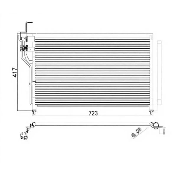 UAC#CN 3240PFXC Auto A/C Condenser Price Air Condenser for American Cars