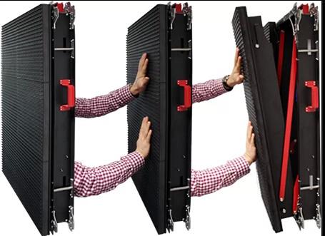 Large P2.5  P3 Led Video Wall Outside  Front Open Easy To Maitain Aluminum Material