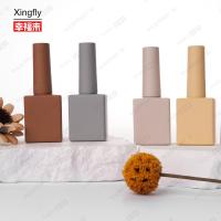 Bouteille de vernis à ongles de 12 ml Emballage cosmétique vide Bouteille de vernis à ongles en verre gel