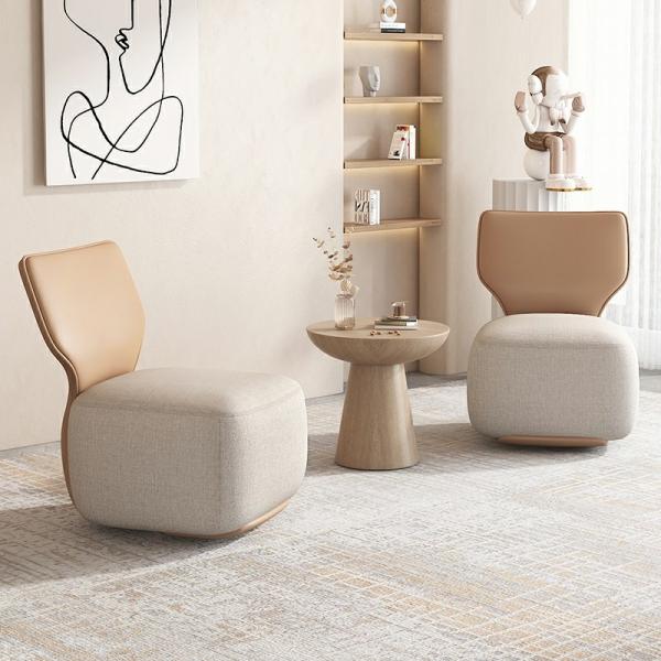 Hotel moderno luxuoso único Sofa Chair Fabric Leisure Chair da forma nórdica