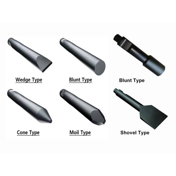 A máquina escavadora Hydraulic Breaker Hammer cinzela ferramentas 1300MM HB20G HB30G