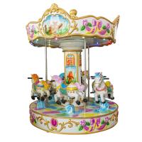 Le carrousel de parc d'attractions de 6 joueurs monte les enfants à jetons Arcade Game Machine