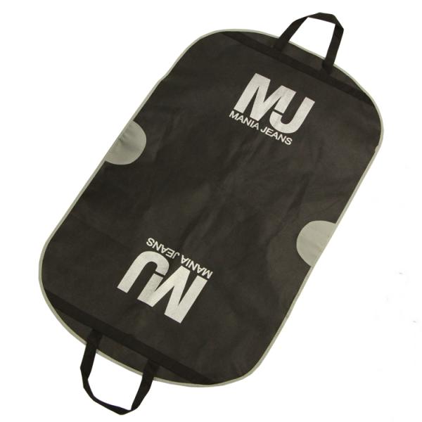 Rip Resistant Suit Zipper Bag Sturdy Zipper Suit Garment Cover With PVC Window