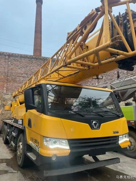 25K5a Hydraulic Truck Crane with 5 Boom Sections and ISO9001 Certified Used Equipment