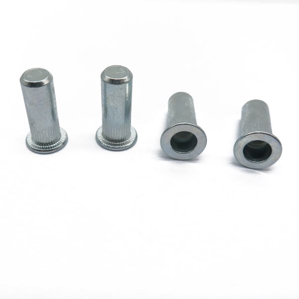 Flat Head Knurled Body Close End Rivet Nut Small Hole Diameter M4 M6 M8 M10