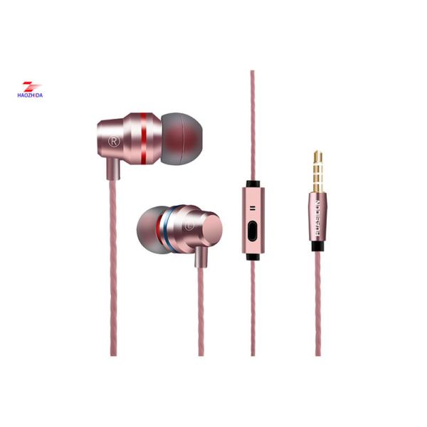 Haozhida small ear buds with mircophone volume control  answer calling and ring off earphone with 6 u Speaker Φ10mm