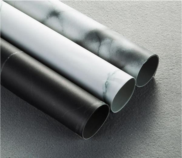 White Black Marble Effect Gift Wrap Paper Roll 72cmx52cm OEM For Gift Decoration