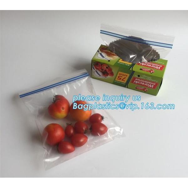 100% Biodegradable plant based PBAT PLA compostable stand up pouch kraft paper zip lock bags for clothes cosmetics makeu