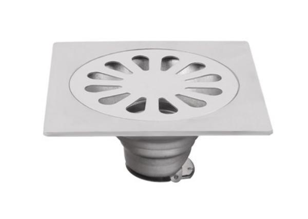 Customized Material Stainless Steel Floor Drain Lightweight With Waterproof Wing Ring