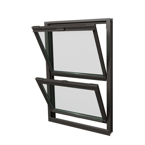 Double Hung Vinyl Window With Screen And Upvc Frame For Bathroom Renovation Solution