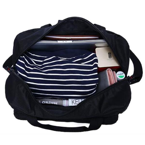 Washable застегнутые на молнию спорт нейлона путешествуют сумка с проложенной ручкой самосхвата