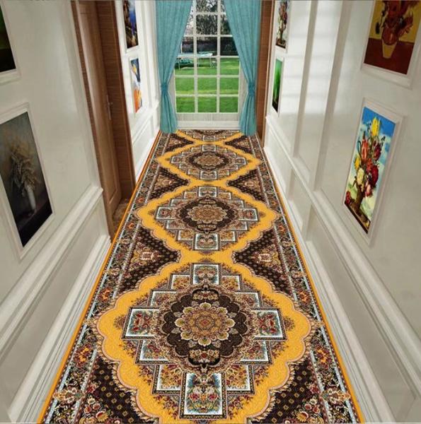 European Classical Style Large Commercial Floor Mat Hotel Entrance Corridor Stairway Mat