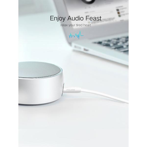 OEM PVC 3.5 Mm Audio Jack To Aux Cable Wire Gold Plated Audio Auxiliary Cord