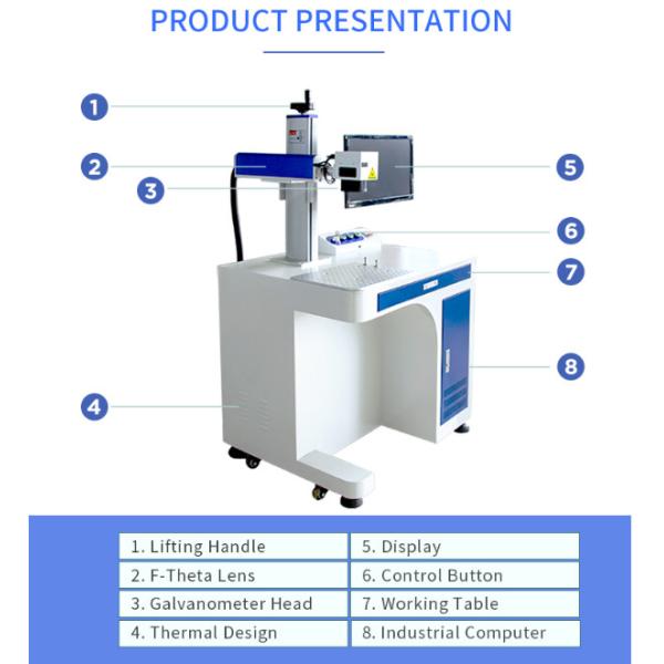 Acrylic / Rubber Co2 Laser Marking Machine 50w