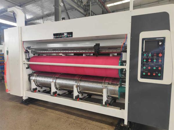 Machine automatique à carton ondulé pneumatique à imprimer à l'aide d'une machine à découper à la matrice
