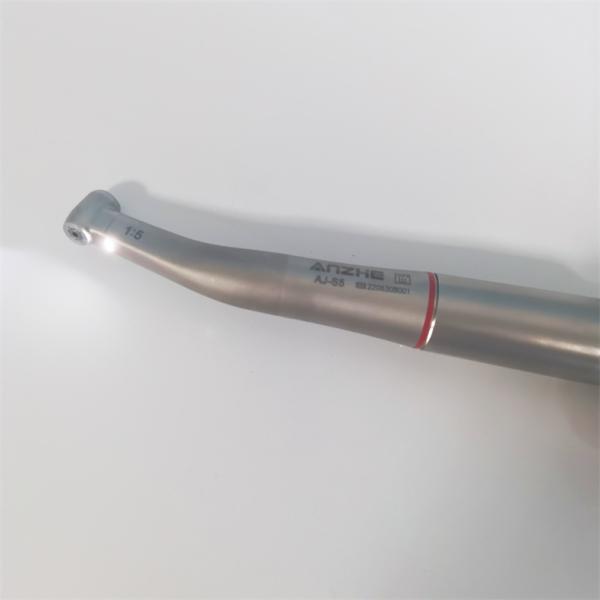 Increasing Speed 1:5 Dental Handpiece Push Button Contra Angel Air Turbine Internal Spray Fiber Optical Dental Handpiece