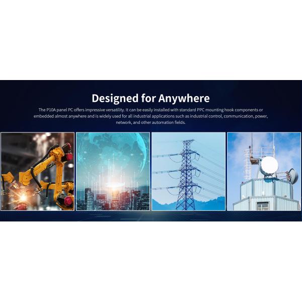 Прочный планшетный компьютер все в одном с сенсорным экраном без вентилятора и водонепроницаемым рейтингом IP65