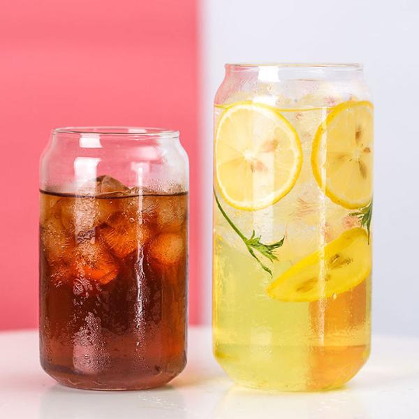 350ml 500ml Glass Drink Tumbler Cup Juice Beer Can Cola