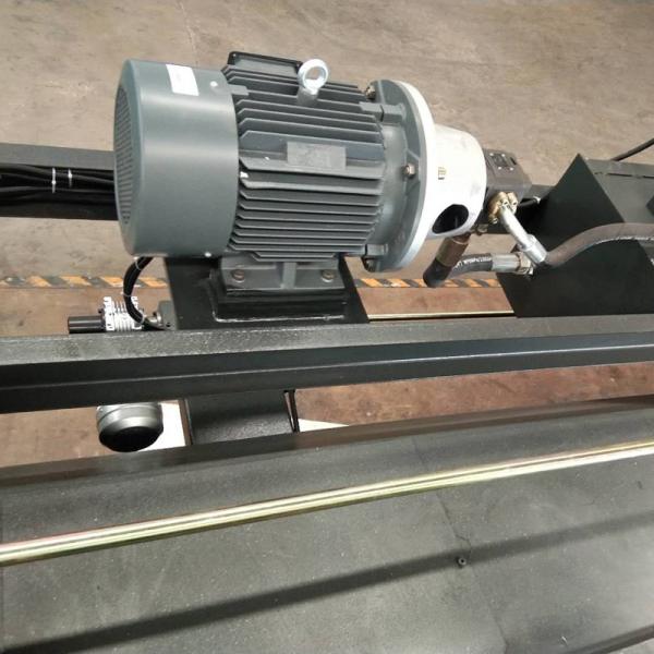 máquina de corte del oscilación hidráulico de 4x3200m m con el regulador E21s del NC