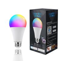 Ampoule de Tuya Alexa 10W E27 E26 B22 Dimmable Smart Wifi LED RVB + blanc