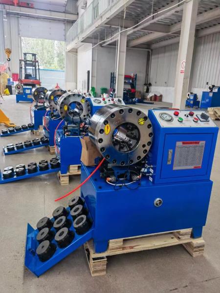 DX68 Finn Power Hose Crimper 600T High Accuracy With Big Power