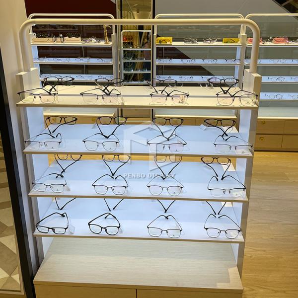 Unique 5mm Wood Sunglass Display Case Optical Shop Decoration EPE Foam Pakcaging