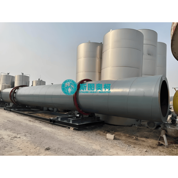 High Efficiency Rotary Drum Dryer with 93% Thermal Efficiency and 30% Waste Heat Recovery for Gold Ore Processing