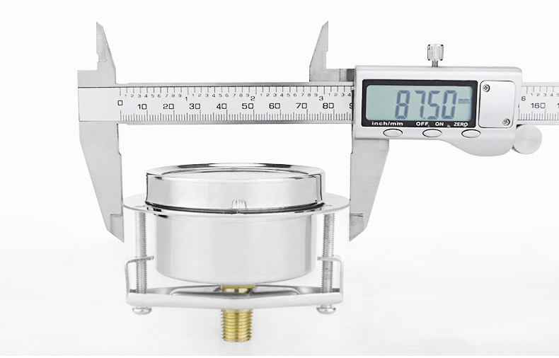 YE60ZTK U Clamp Capsule Manometer Pressure Gauge with High Accuracy Back Connection