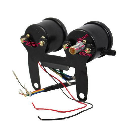 Stainless Steel 12v Motorbike Motorcycle Meter Morfayer