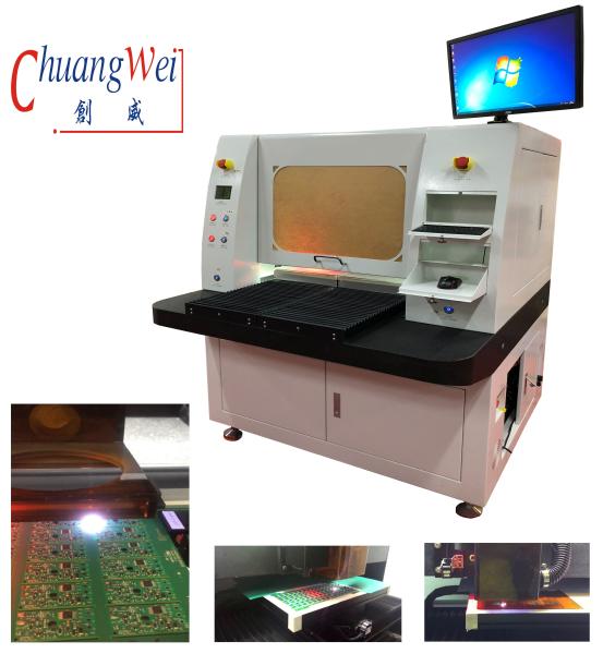 High Precision Laser Depaneling Equipment Less Black Carbonization AC220V
