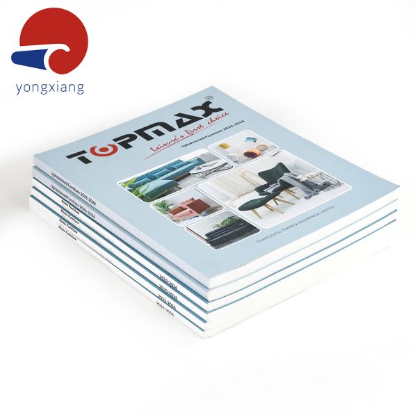 Softcover Catalog Magazine Printing Offset Printing / Digital Printing A4 Magazine Printing