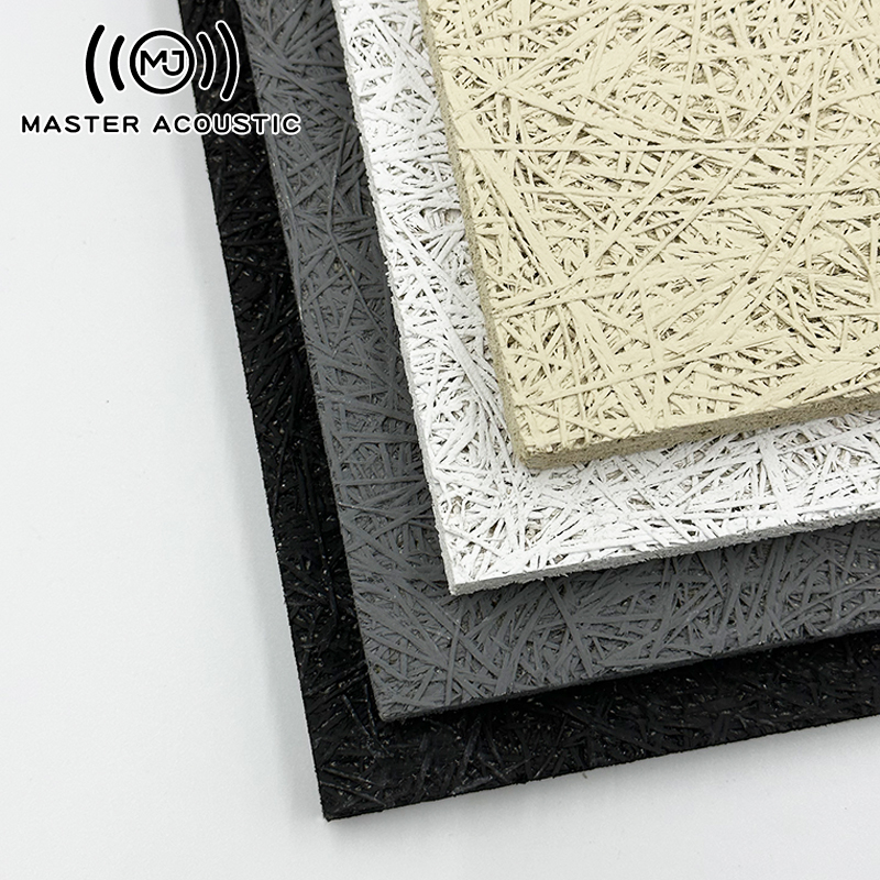 Flame Retardant Wood Wool Acoustic Panel 3D Wood Wool Boards Eco Friendly